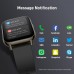 Smart Watch for Men Women, Fitness Tracker 1.69 Full Touch Screen Smartwatch with Heart Rate Monitor, Sleep Monitor IP68 Waterproof Pedometer Activity Tracker Fitness Watch for Android Phones Black